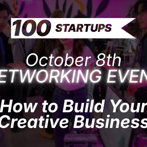 Promotional image for 8.10. Networking event part of 100STARTUPS