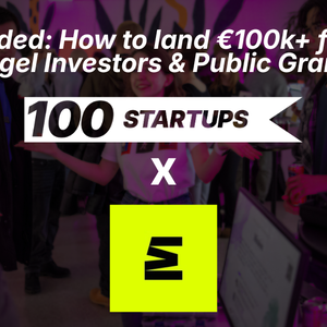 Promotional image for 100STARTUPS x EOD Insights event