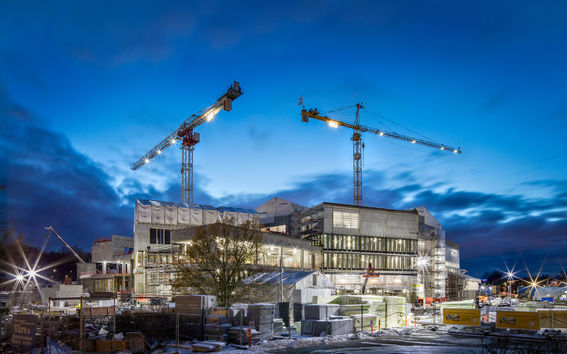 The Väre construction site. Photographer: Kalle Kataila.