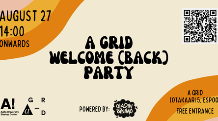 Promotional image for A Grid's Welcome Back Party