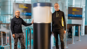 The See Through Solutions teams with their product - Aalto Startup Center