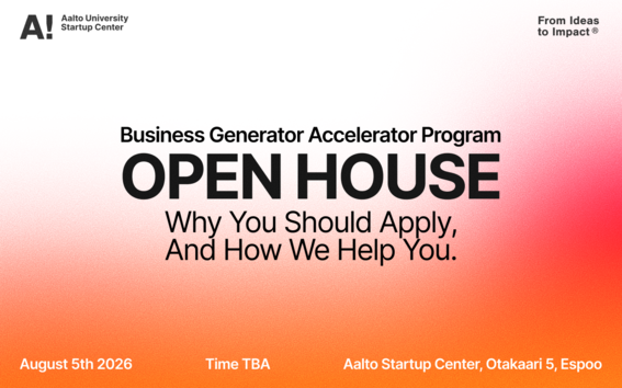 BG Accelerator Program Open House